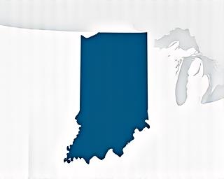Mallory Trucking service area map including Indiana, Ohio, and Michigan