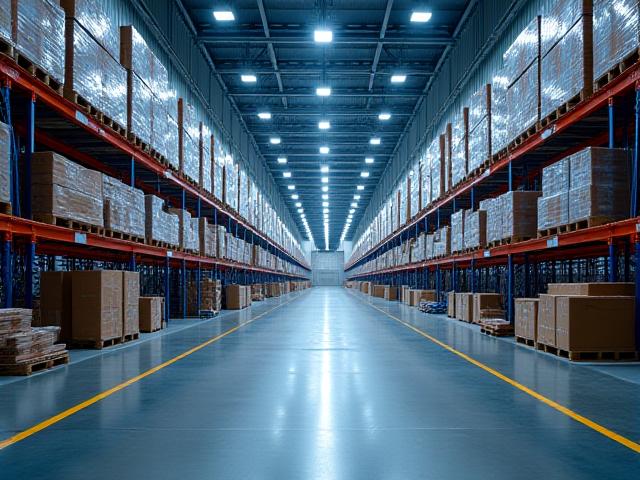 Modern logistics warehouse representing the nearshoring movement in the Midwest